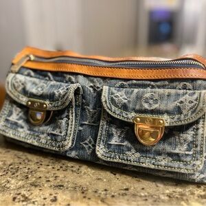 Authentic Vintage ‘05 Louis Vuitton Denim Bag